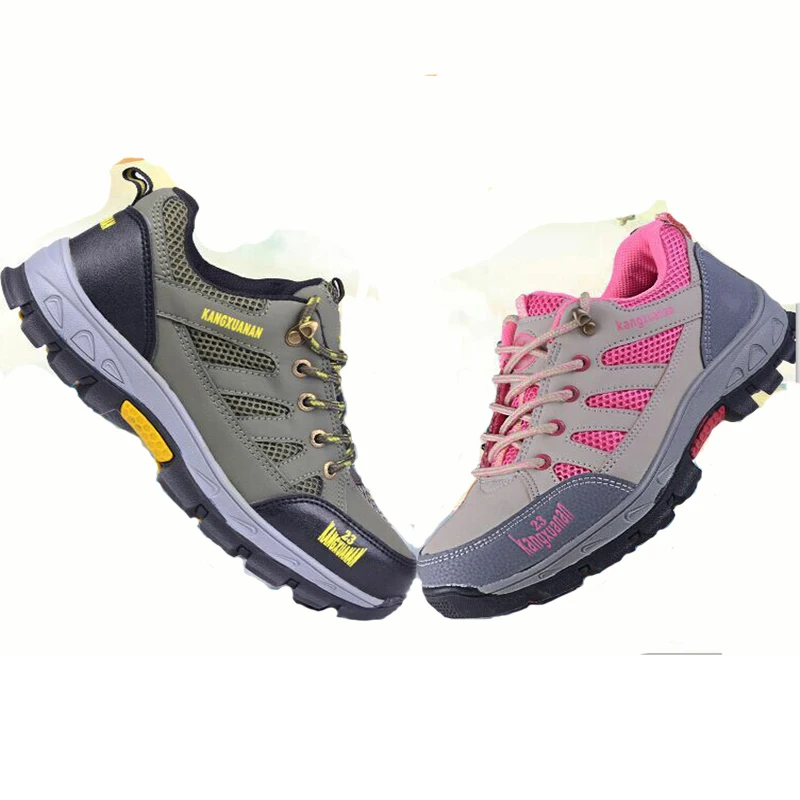 Anti impact Anti puncture Women\'s safety shoes Wear-resistant Anti slip Breathable And odor resistant work shoes