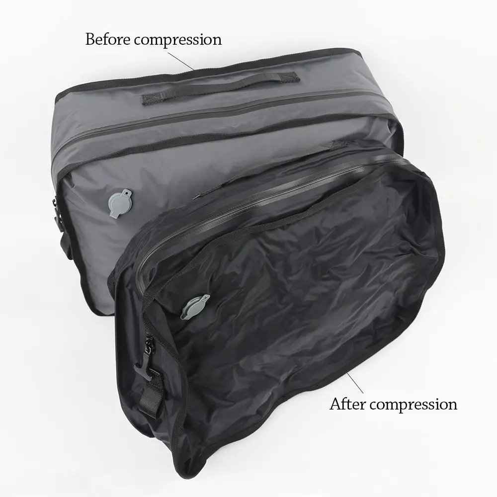أكياس مكنسة قابلة لإعادة الاستخدام للسفر مقاوم للماء والغبار حقيبة ضغط للسفر قابلة للطي لتوفير المساحة حقيبة ضغط فراغية #1