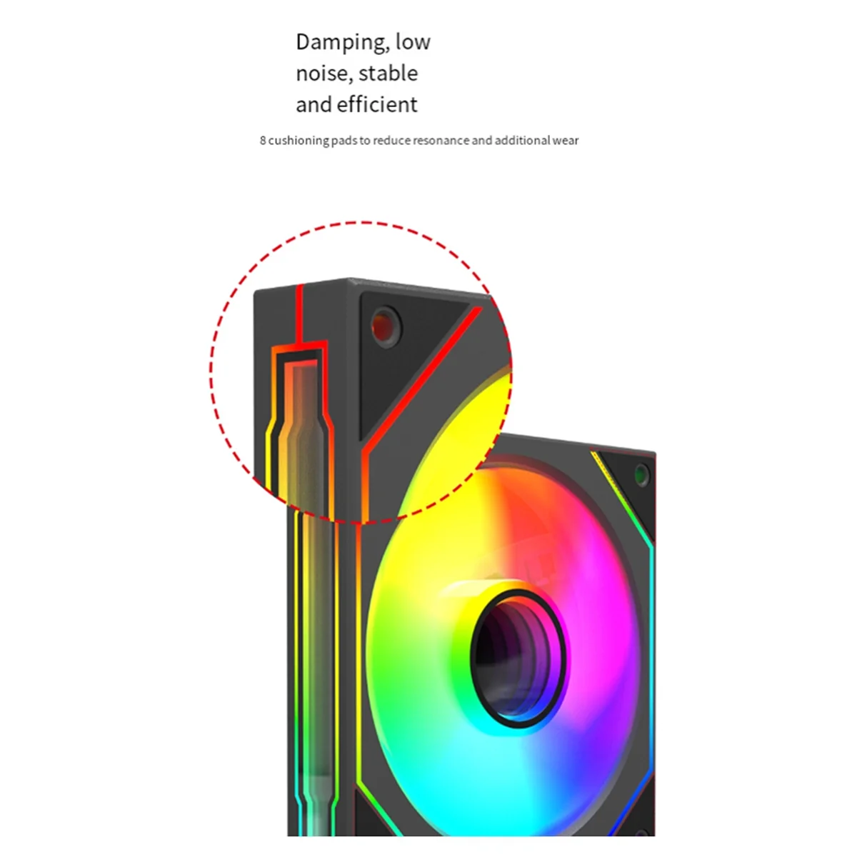 Highly Recommended.Chassis Cooling Fan Desktop Computer Host Cooling Fan