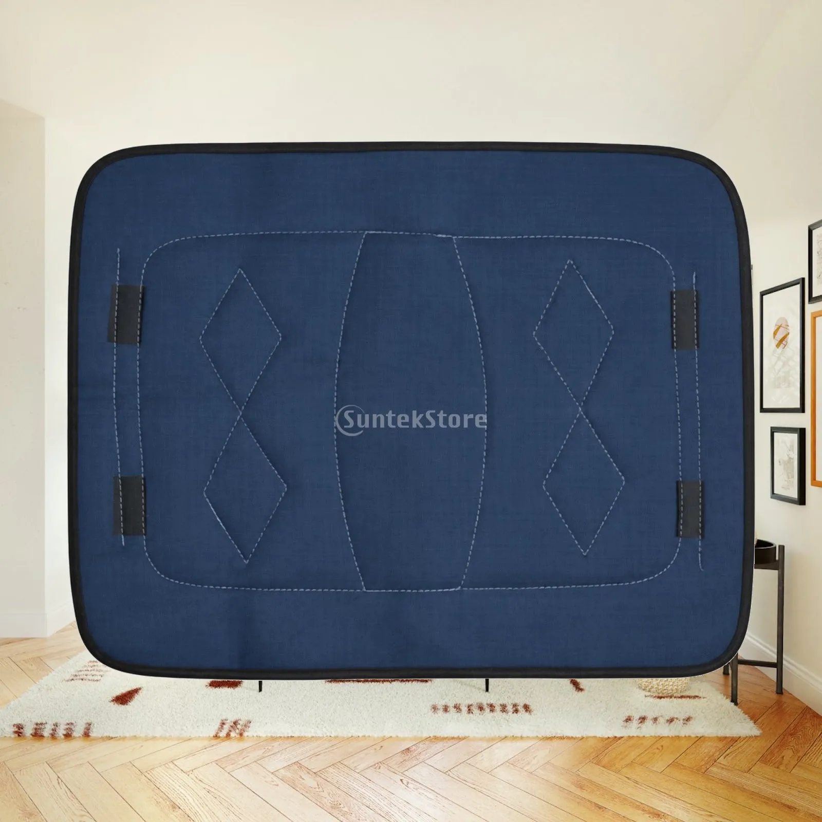 Quilted Saddle Pad with Securing Tabs Long-Lasting English Saddle Pad Equestrian Equipment Breathable Numnah Non-Slip