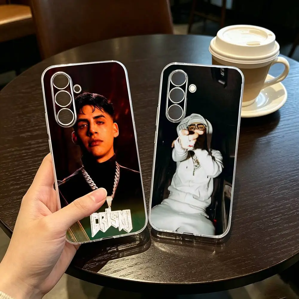S-Singer Cris MJ-J Phone Case For SamsungA10,12,20,21S,30,31,40,50,51,52,70,71 Transparent Cover