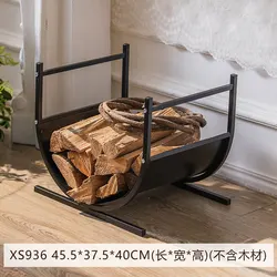 Firewood Racks Log Rack, Minimalist Black Iron Storage Solutions