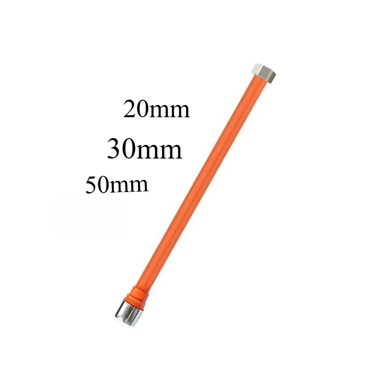 Tube for Bathroom Wash Basin Kitchen Faucet Extension Extender Universal 360° Rotating Silicone Flexible Hose Water Tap Pipe