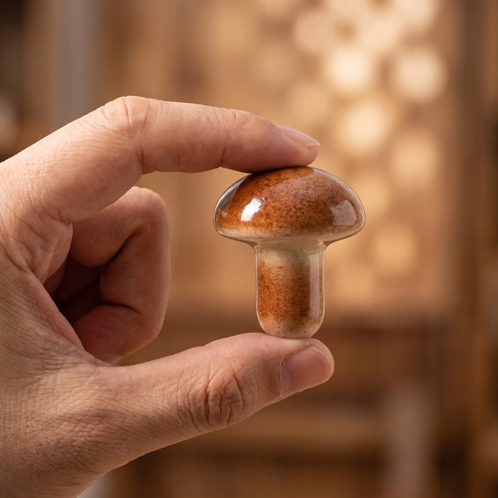 40 Pcs Mushroom Photo Props Fake Vegetable Display Mushrooms for Events Decorative Mini Artificial Crafts Centerpieces Home