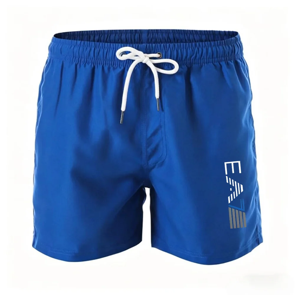 Men's Swim Trunks Beach Shorts Drawstring with Mesh Lining Elastic Waist Plain Breathable Soft Casual Daily Streetwear