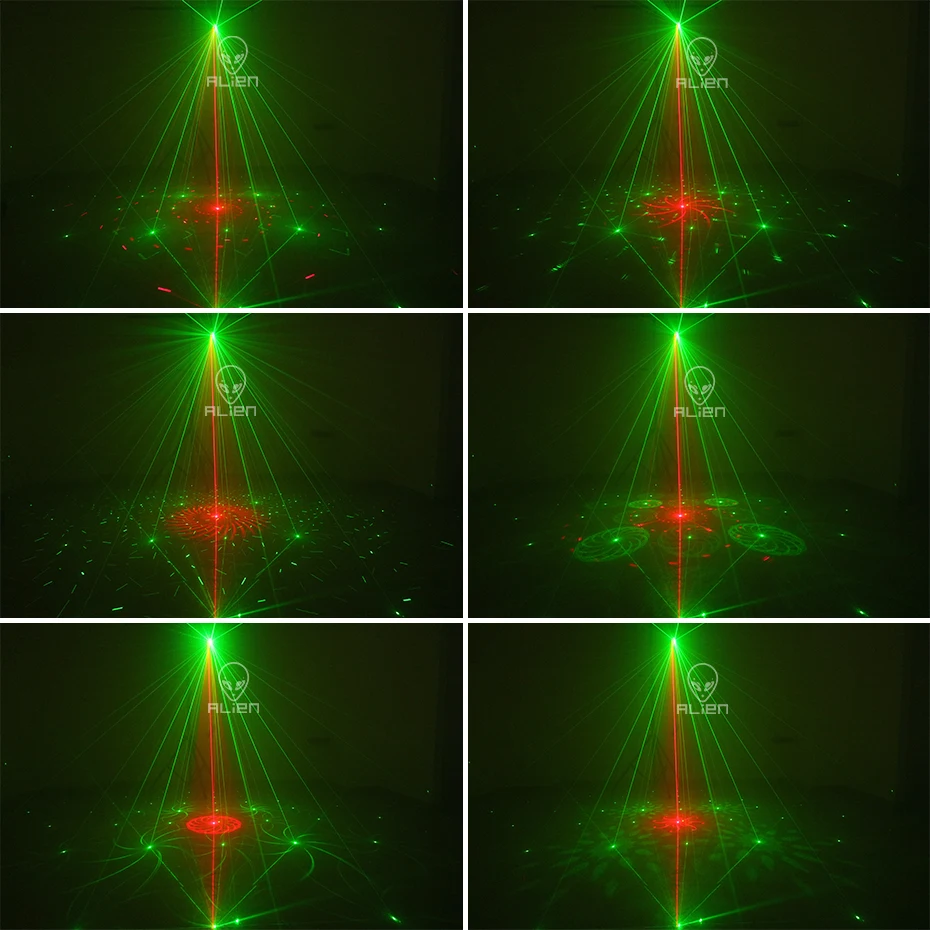 Imagem -06 - Padrões de rg 4in1 Alienígena Projetor Laser Strobe Magic Ball uv Blacklight Efeito de Iluminação de Palco dj Festa de Discoteca Lâmpada de Casamento de Dança