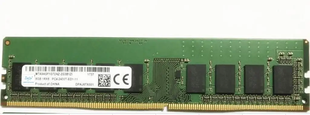 

For 8G 1RX8 PC4-2400T-ED1 ED2-11 pure ECC UDIMM