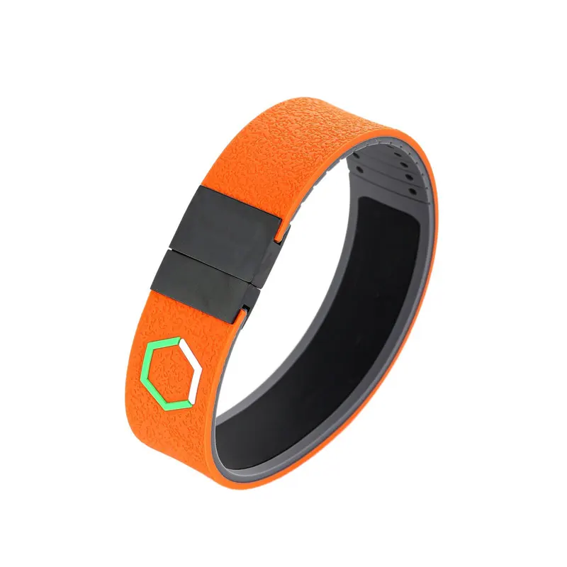 Assistenza sanitaria Polso antistatico Ioni negativi Grafene Bilanciamento energetico Bracciale sportivo Bracciale Nano Power magnetico quantistico in silicone