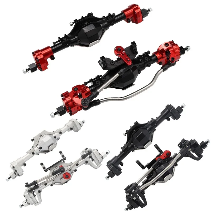 

Heavy Duty CNC Metal Front Rear Axle Assembly Replacement Accessories for Axial SCX10 II 90046 90047 1/10 RC Car Upgrade Parts