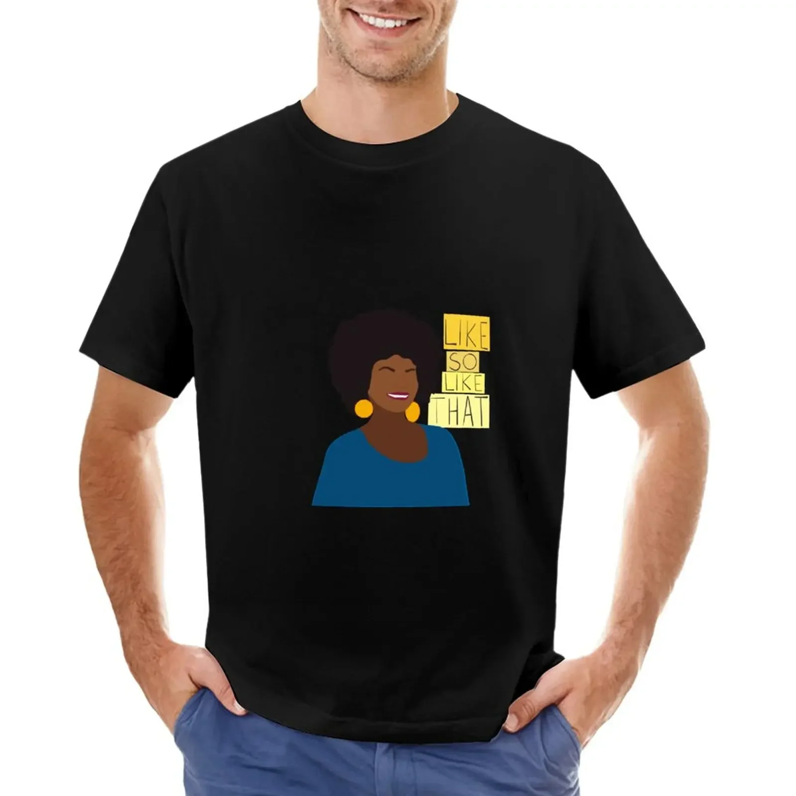 

Tabitha brown ‘like so like that’ T-Shirt plus sizes blacks vintage clothes men workout shirt