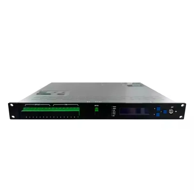 

2025 hot sale Factory Wholesales Price 8-port CATV Optical EDFA 1U Rack High Power Fiber Amplifier 1550nm SC/APC WDM Amplifier