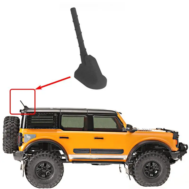 

For Trax Trx-4 Defender Bronco Trx6 G63 Axial Scx10 Nylon Roof Decoration Antenna 1:10 General Rc Car Parts