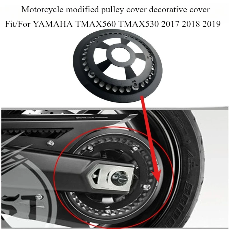 

Motorcycle modified pulley cover decorative cover for YAMAHA TMAX 530 560 TMAX560 TMAX530 2017 2018 2019