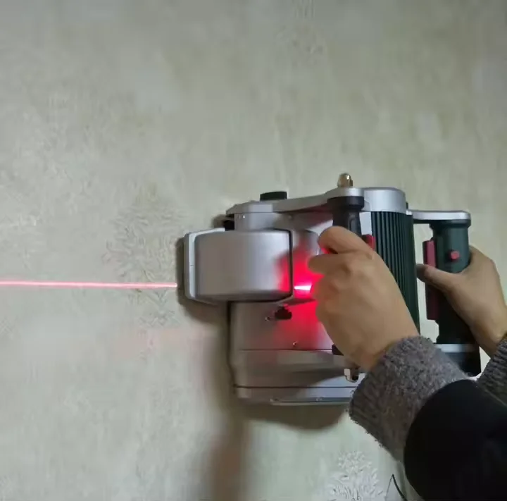 Dust-free 125A Wall Slotting Machine Water-Electricity Installation Concrete Grooving Machine with, Max Cutting Depth 35MM