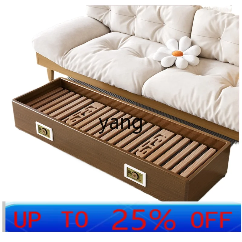 LHHS Solid Wood Heater Household Foot Warmer Fire Box Rectangular