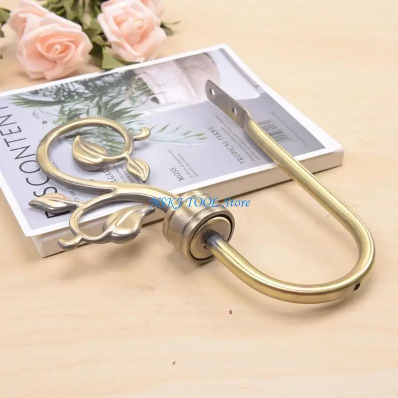 l8rc-2-pcs-curtain-holdback-retro-curtain-tiebacks-wall-mounted-hanging-​holder