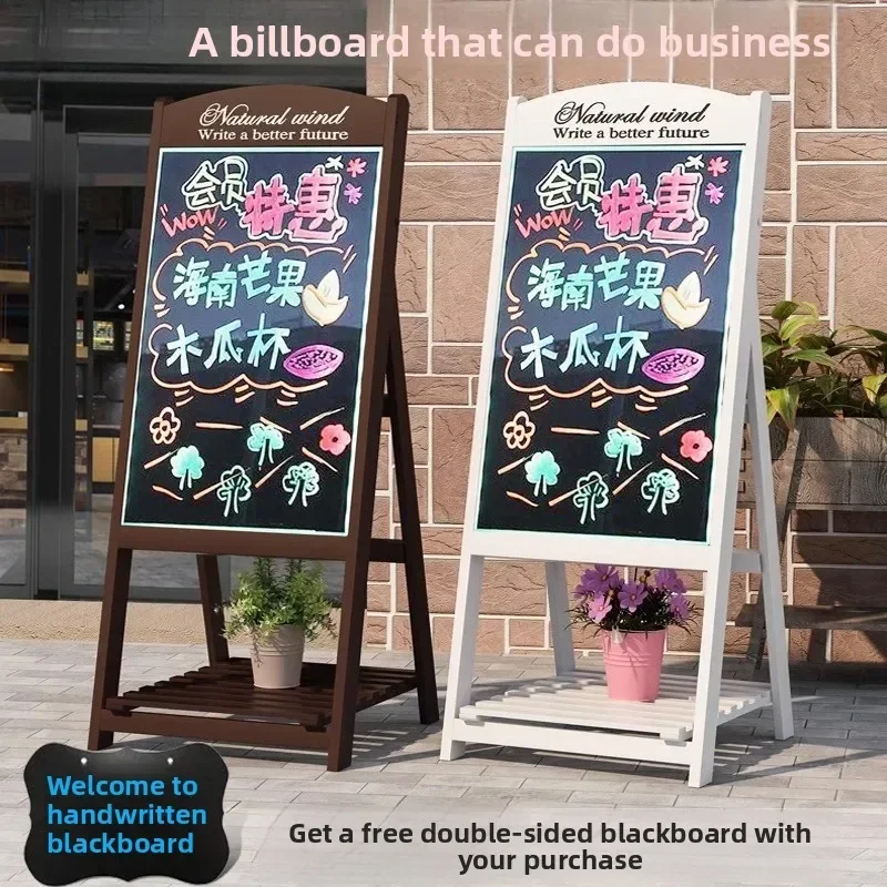 Handwritten Luminous LED Billboard Commercial Fluorescent Display Board for Store Entrance Easy-to-Read Outdoor Advertising Sign