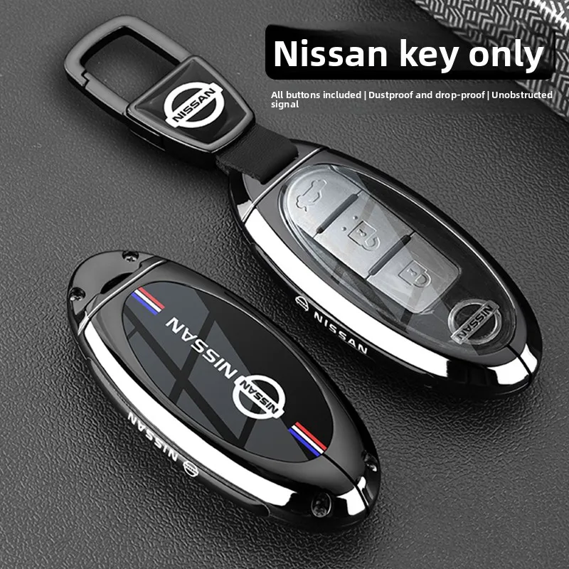 zinc alloy key Prtoect Case holder Cover for Nissan X-trail T33 Kicks Qashqai J12 Juke Teana Altima Ariya 2023 2024 Remote view 3