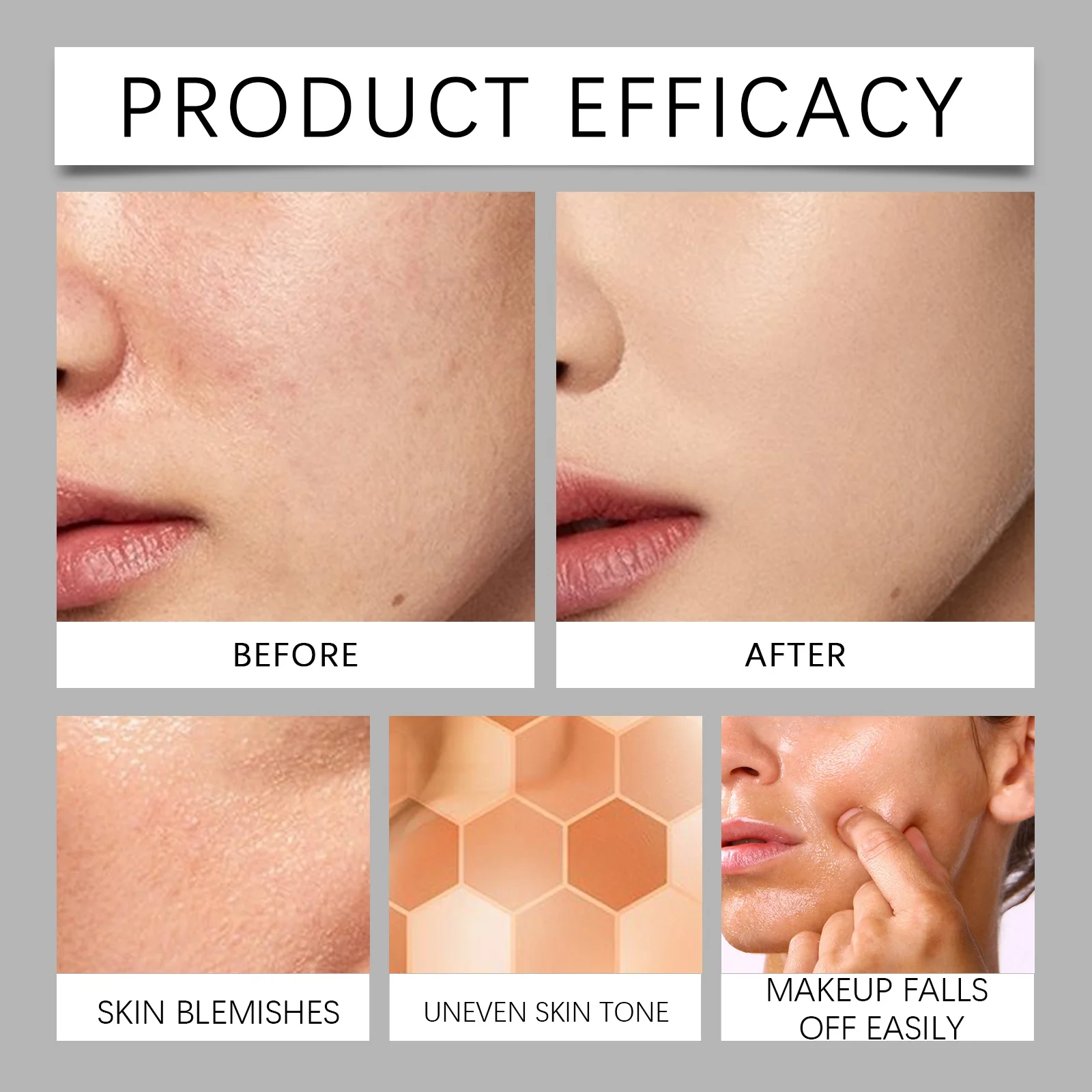 Base líquida quente hidratante e hidratante base líquida corretivo leve natural ilumina e brilha