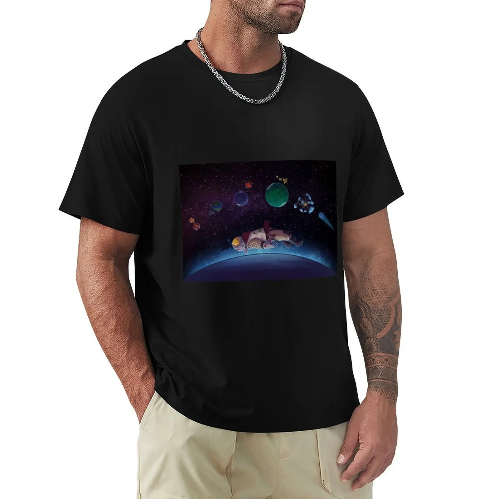 Outer Wilds Game of the Year T-Shirt Simple Casual Short Sleeve Tee