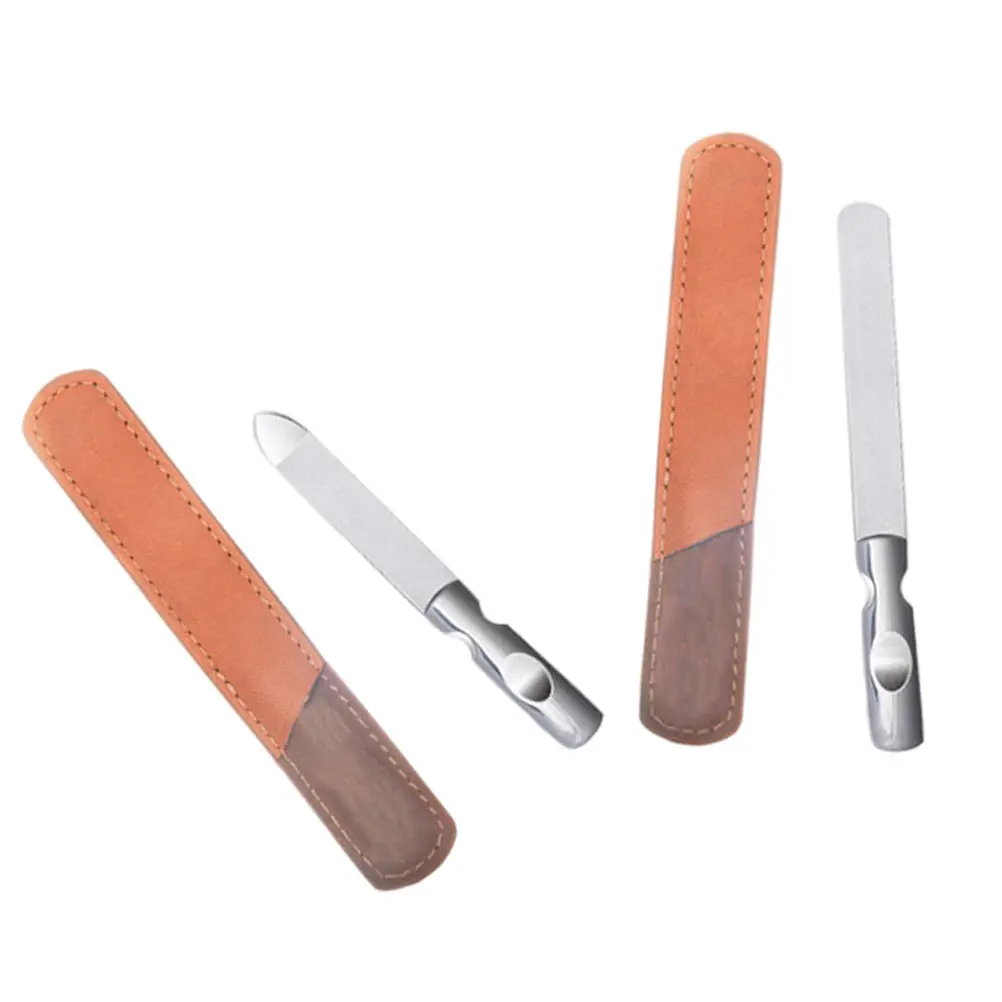 

2 Sets Stainless Steel Nail Files Polishing Tools Manicure Pedicure Shaping Buffers S Removal Phototherapy Nails Practical