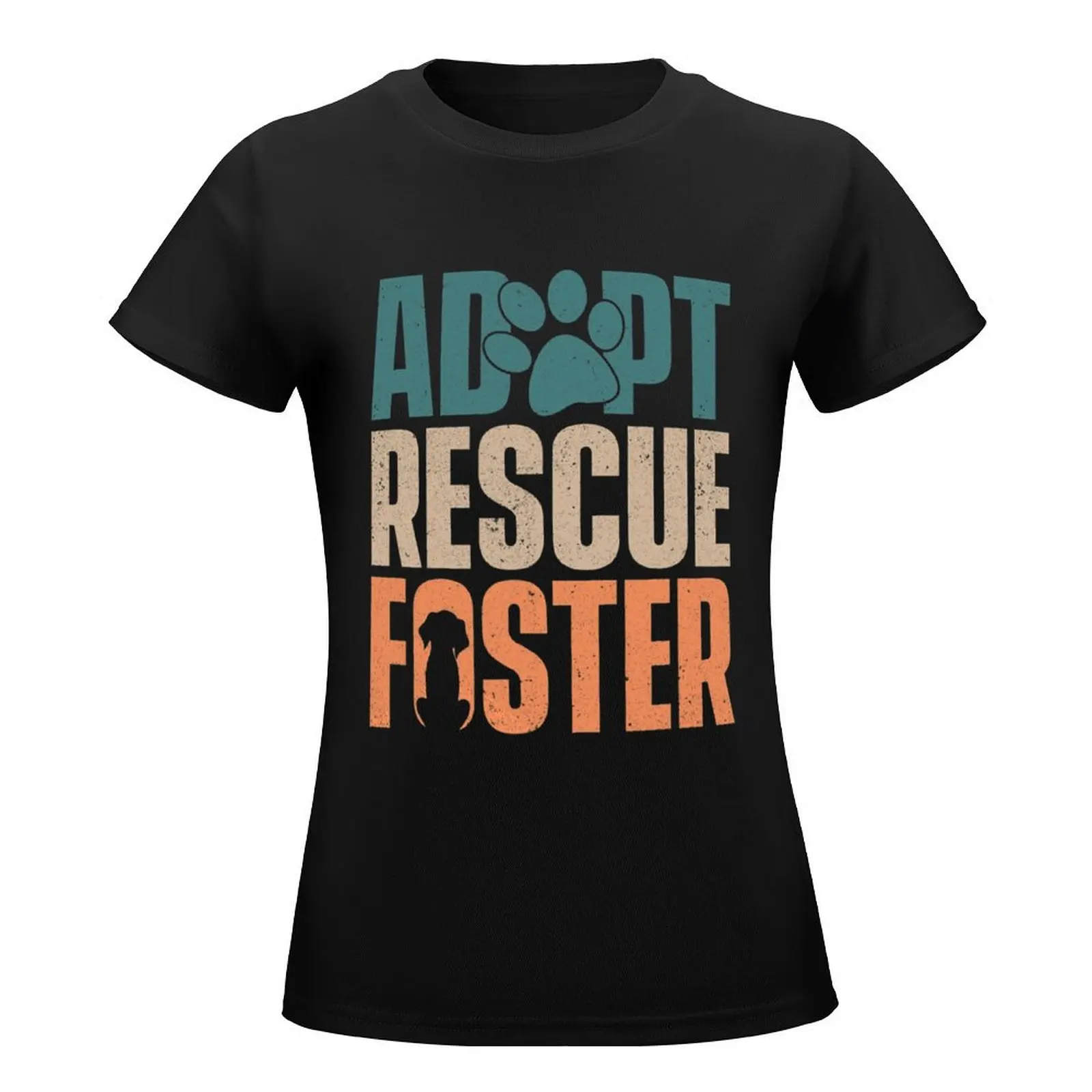 Cute Dog Adoption Rescue - Adopt Rescue Foster T-Shirt animal prinfor animal print vintage clothes new edition woman t shirt