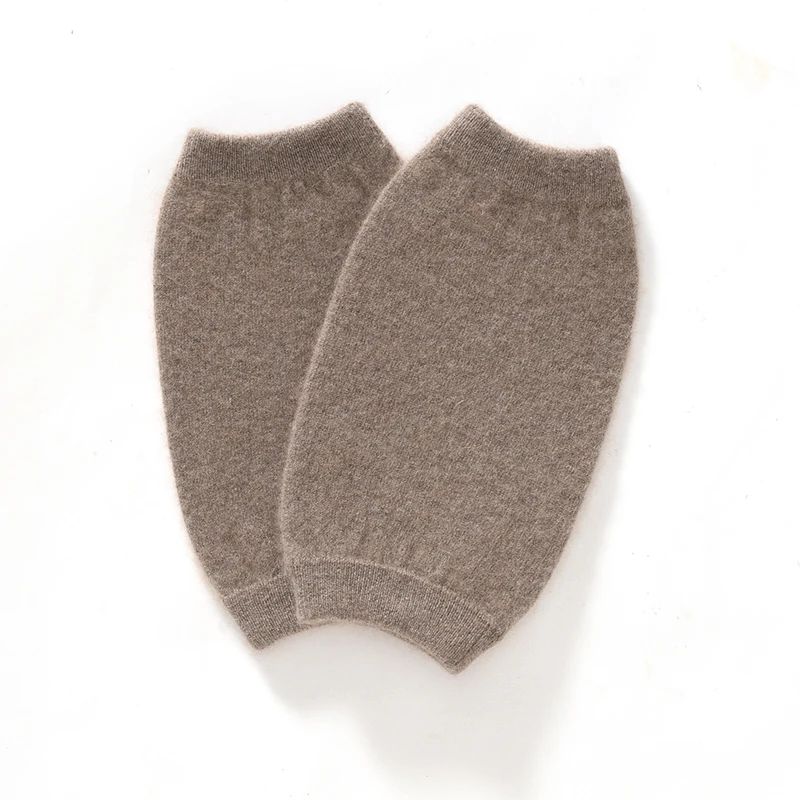 100% الكشمير الخالص منصات الركبة غرفة مكيفة الهواء المشتركة يغطي الرياح الباردة حماية الشتاء الرجال النساء محبوك الركبة كم #2