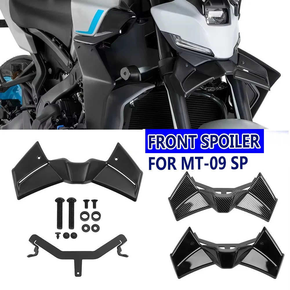 

For Yamaha MT-09 MT 09 2024 2025 Motorcycle MT09 Front Spoiler Kit Downforce Naked Frontal Spoilers Winglet Aerodynamic Wing