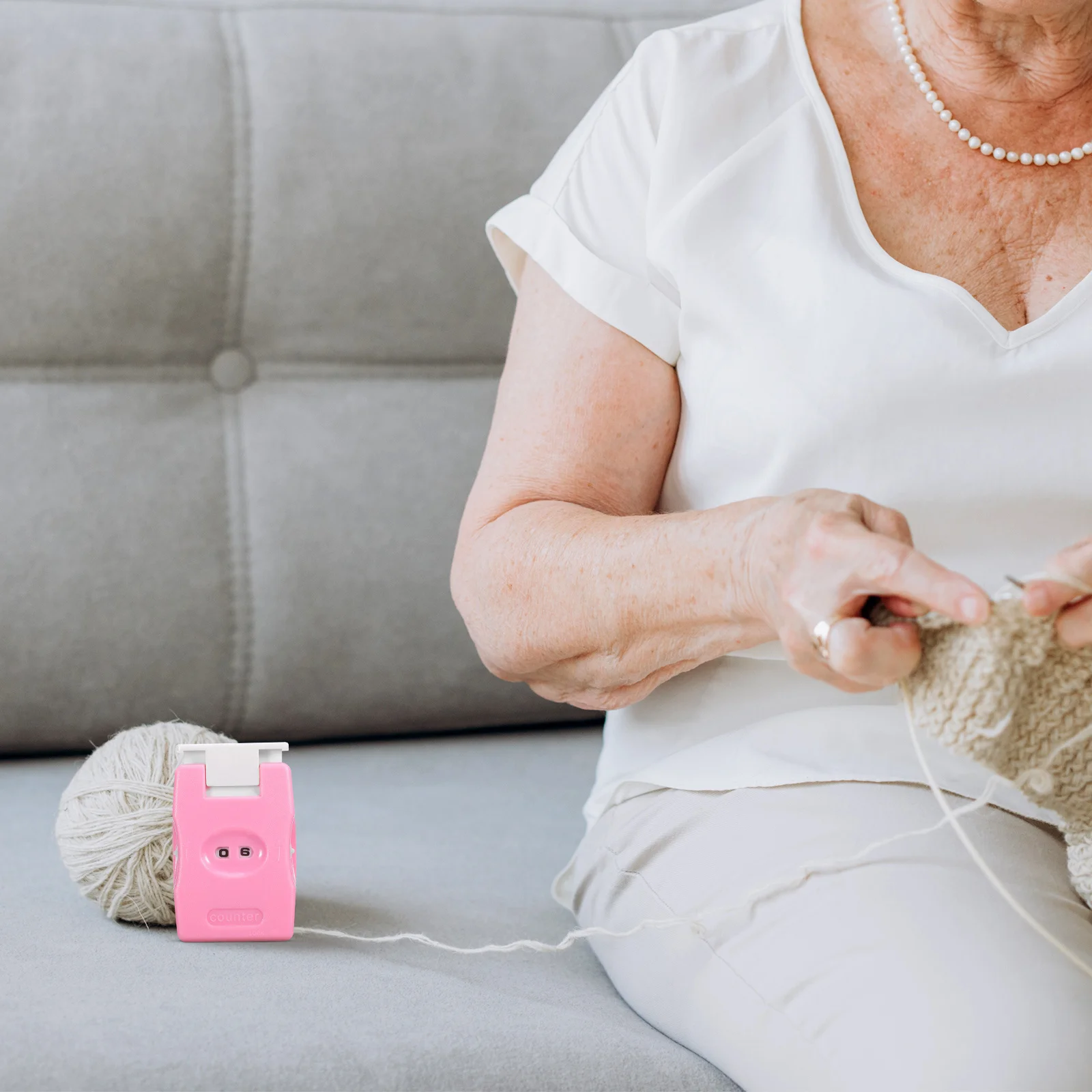 

2pcs Crochet Stitch Counter For Knitting Row Counting Tool Plastic Diy Needle Marker Beginner Friendly Flexible Smooth Counters