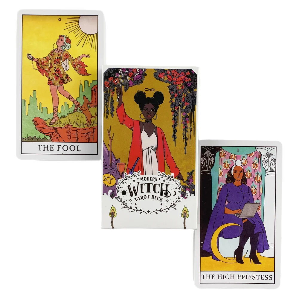 Modern Witch Tarot Cards A 78 Deck Oracle English Divination Edition Borad Playing Games