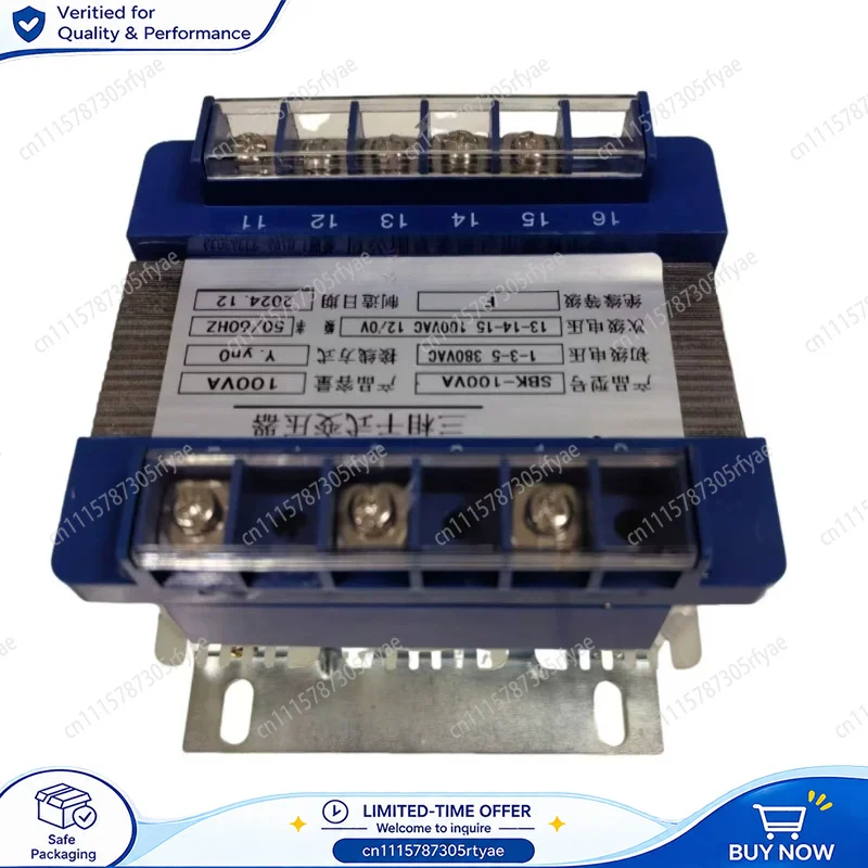 Three Phase Dry Transformer 380V To 100V 100VA SBK100VA 4 Wire Voltage Transformer For Metering Sampling Power Supply