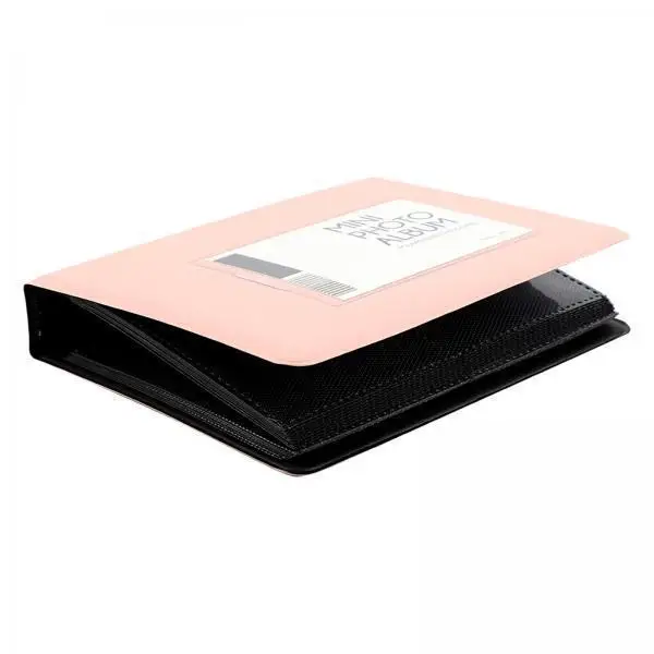 3 Inch Mini Photo Album with 64 Pockets Portable Picture Holder for Family Memories and Wedding Gifts