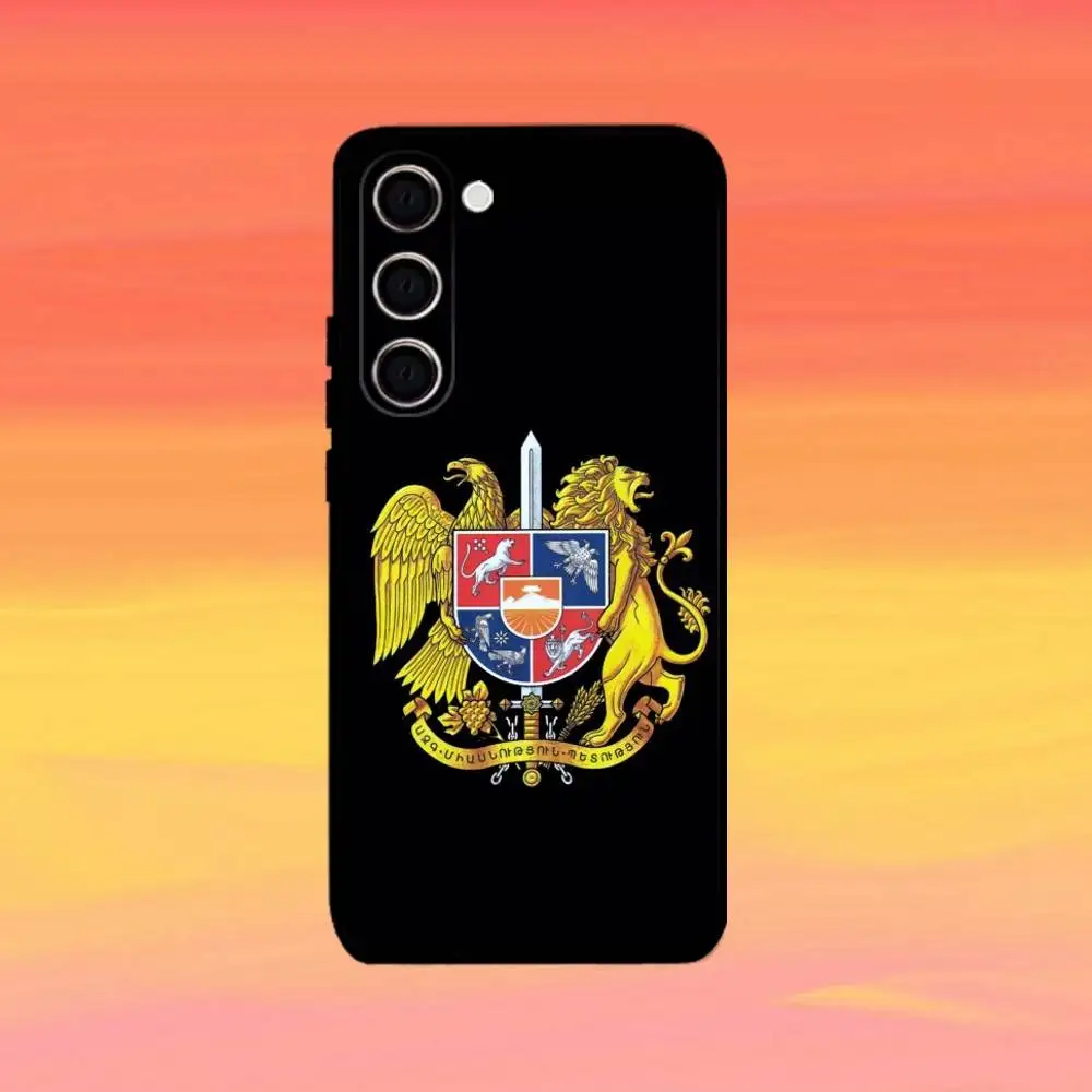 De A-Armenia Vlag Paspoort ART Telefoon Case Voor Samsung Galaxy A73,A72,A71,A70,A53,A52,A51,Anderen Zachte Zwarte Cover