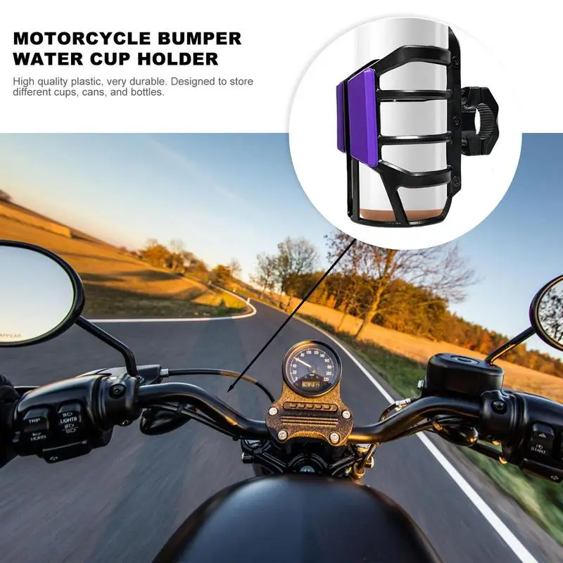 Bike Cup Holder  Motorcycle Drink Cup Holder Beverage Water Bottle Drink Thermos Cup  Scratch Resistant Motorcycle Cup Holder