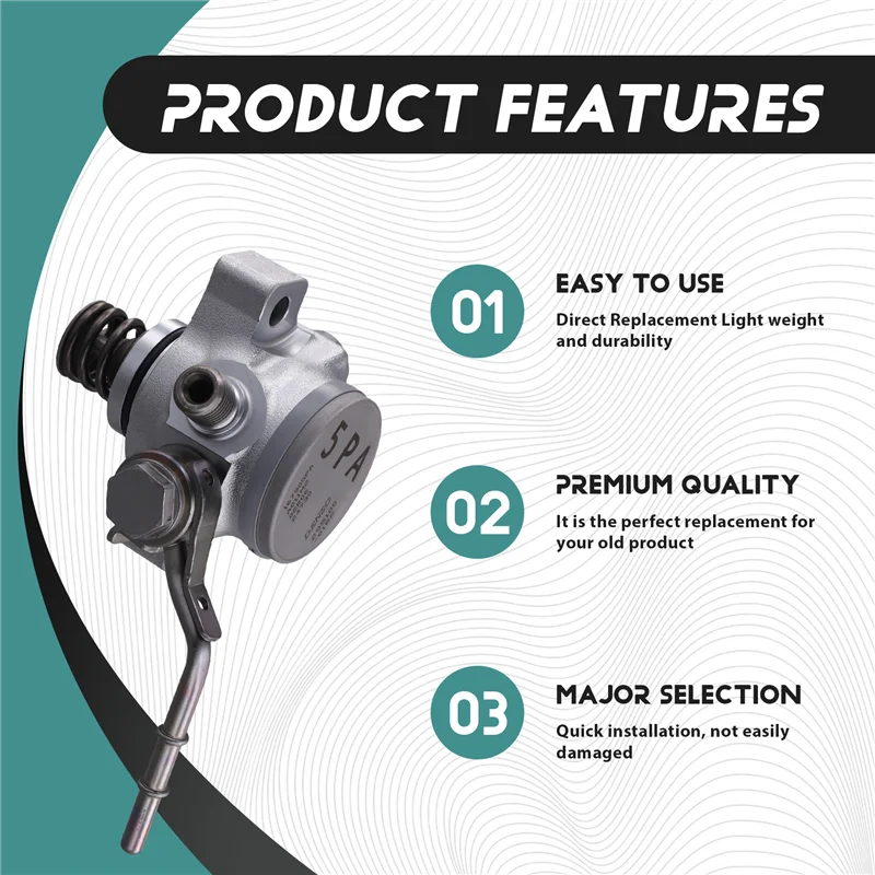 مضخة الوقود عالية الضغط لهوندا لأوكوردز CR-V سيفيك 2017- 2023 16790-5J6-A01 16790-5PA-A01