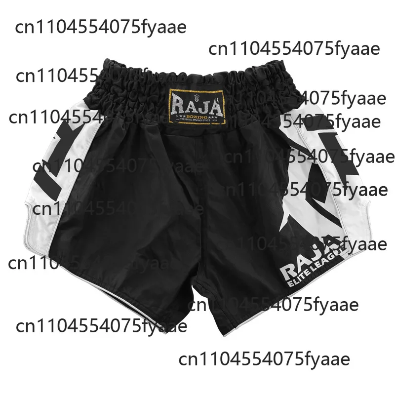 25-26 شورت ملاكمة جديد من RAJA للتدريب على الملاكمة واللياقة البدنية والصالة الرياضية والقتال MMA ماوي تايلاندية كيك بوكسينغ جذوع الملابس #2