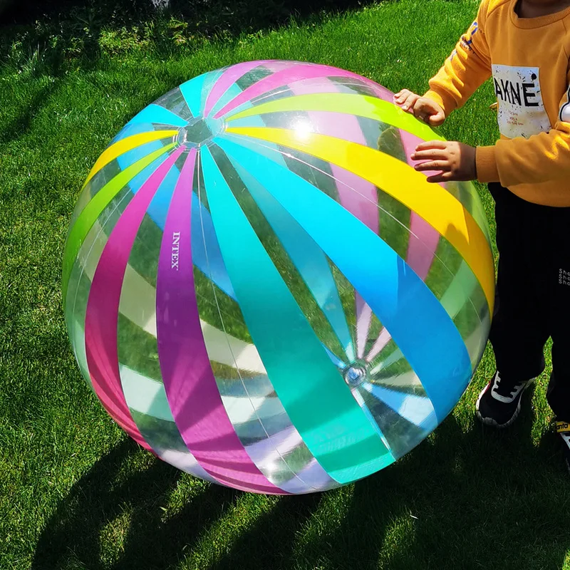 Grands ballons de plage pour enfants, jouets de piscine, balles de piscine, jouets de plage, ballon gonflable pour fêtes d'été et jeu d'eau