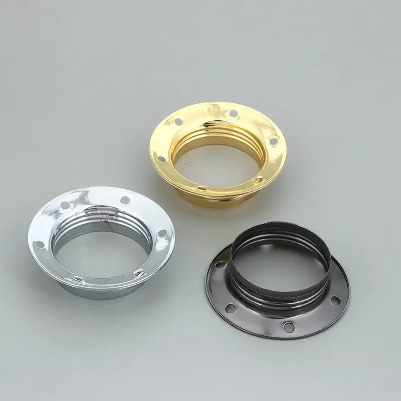 【HG】E27 E26 Vintage Lamp Holder Ring DIY Industrial Pendant Light Bulb Base With Ring Retro Screw Socket Fitting Adapter