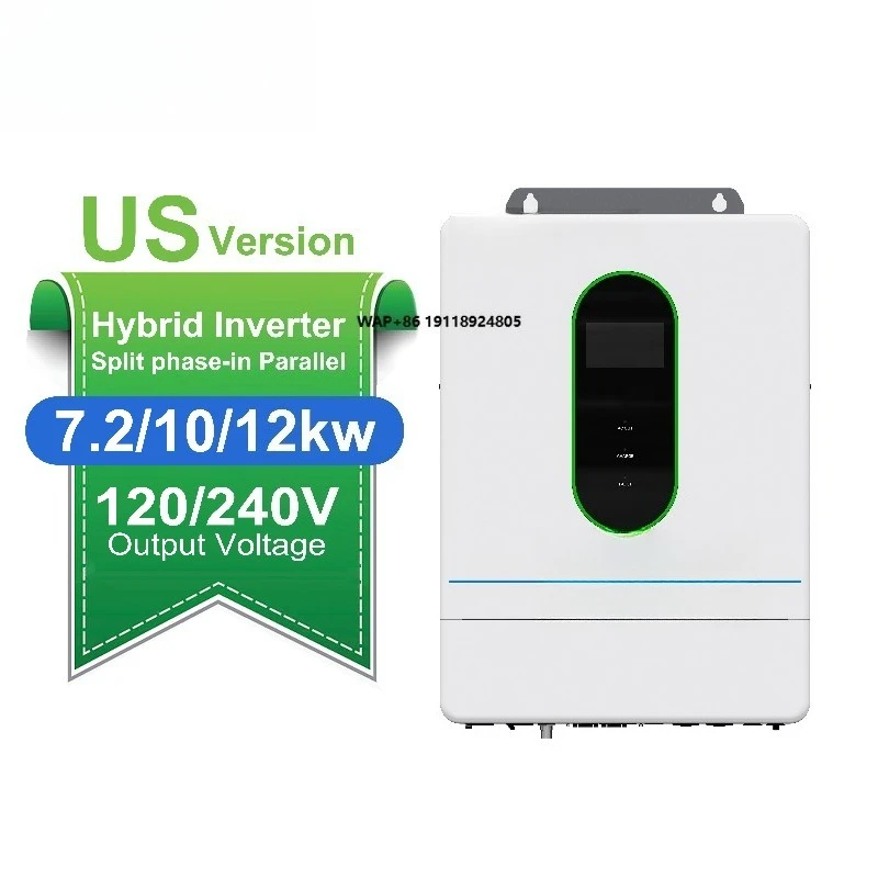 US Best Seller TAICO 7.2KW 10KW 12KW 48V Split Phase Off Grid Inverter 120V 240V Support Parallel System Solar Inverter