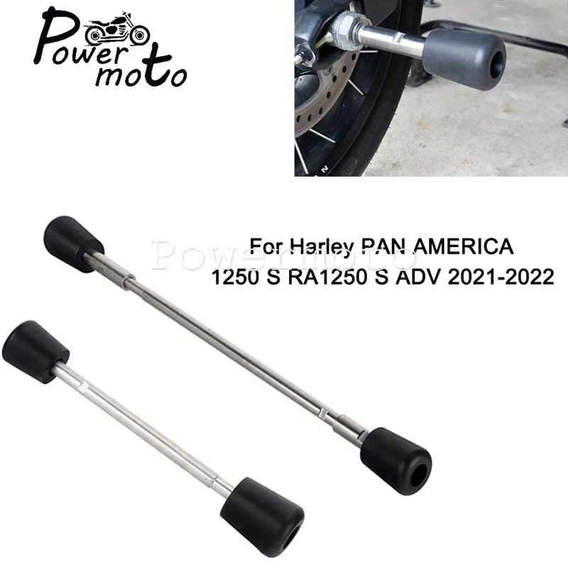 

Motor Front Rear Wheel Fork Axle Sliders Crash Protector Fork Wheel Protection For Harley PAN AMERICA 1250 S RA1250 S ADV 21-22