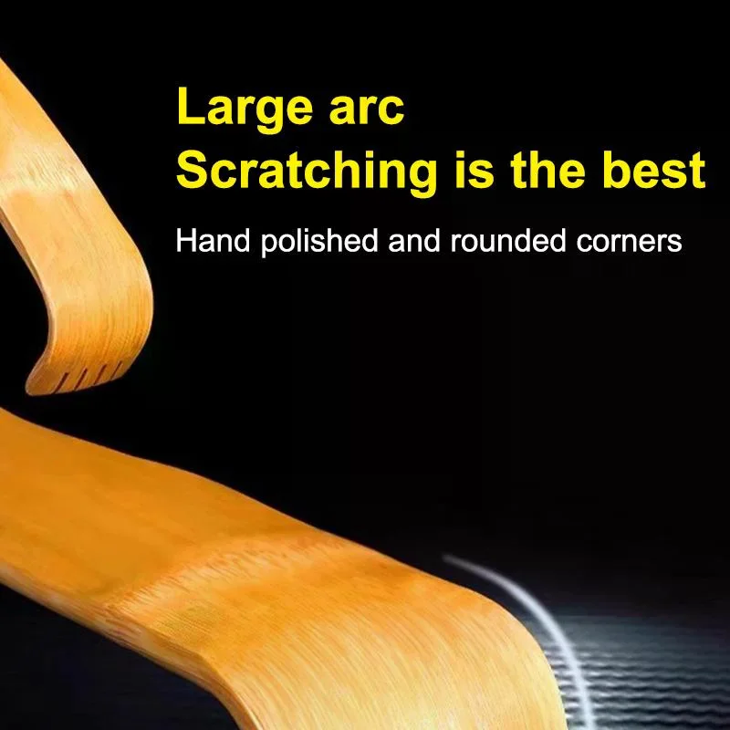 

Бамбуковая массажная щетка-чесалка для спины, длинная деревянная палка для тела, большая палочка-массажер для мужчин и женщин - комфортное средство для снятия зуда спины, 2/5 шт.