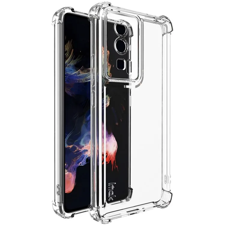 

IMAK UX-4 Series TPU Case for Xiaomi Redmi K60 Pro 5G / K60 5G / Poco F5 Pro 5G Straight Frame Clear Phone Cover