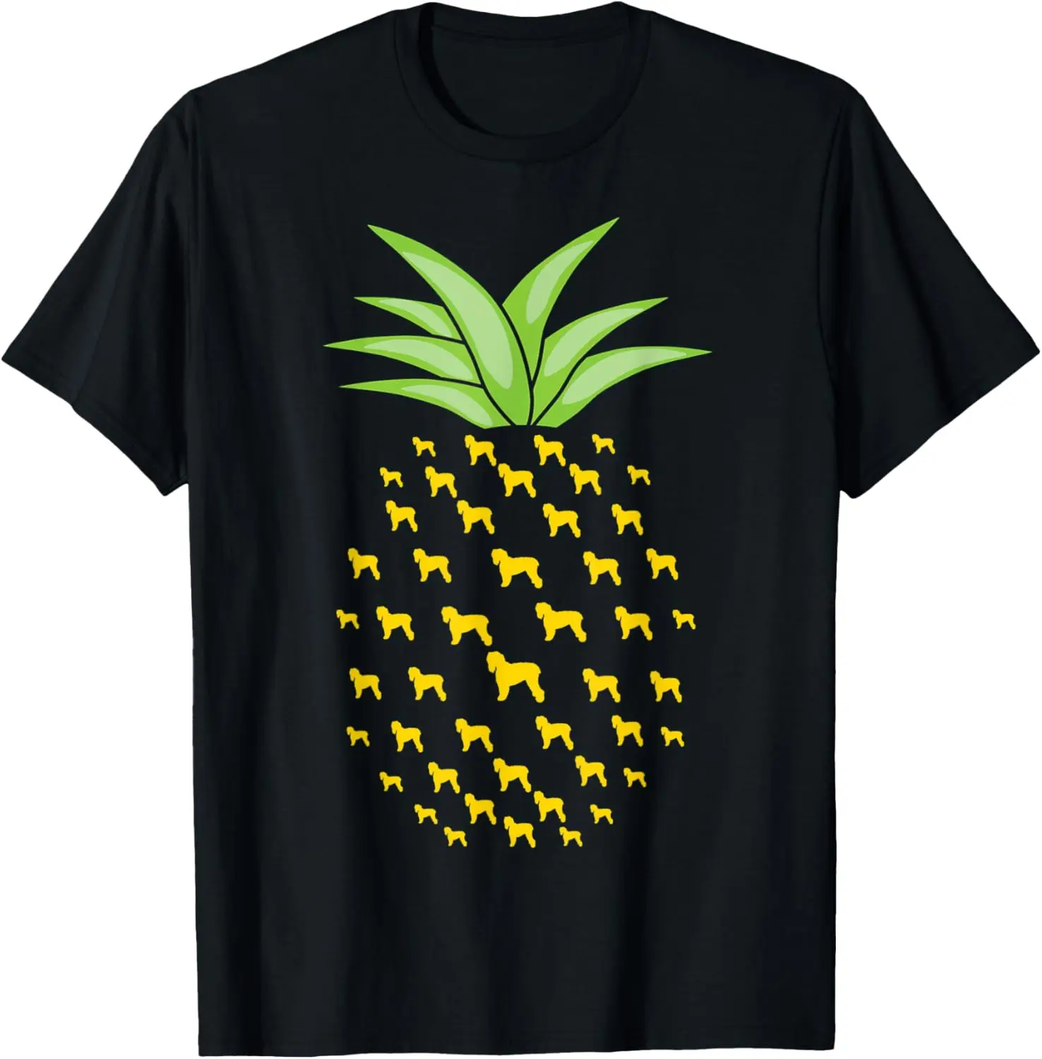 

Funny Black Russian Terrier Dog Ananas Pineapple T-Shirt
