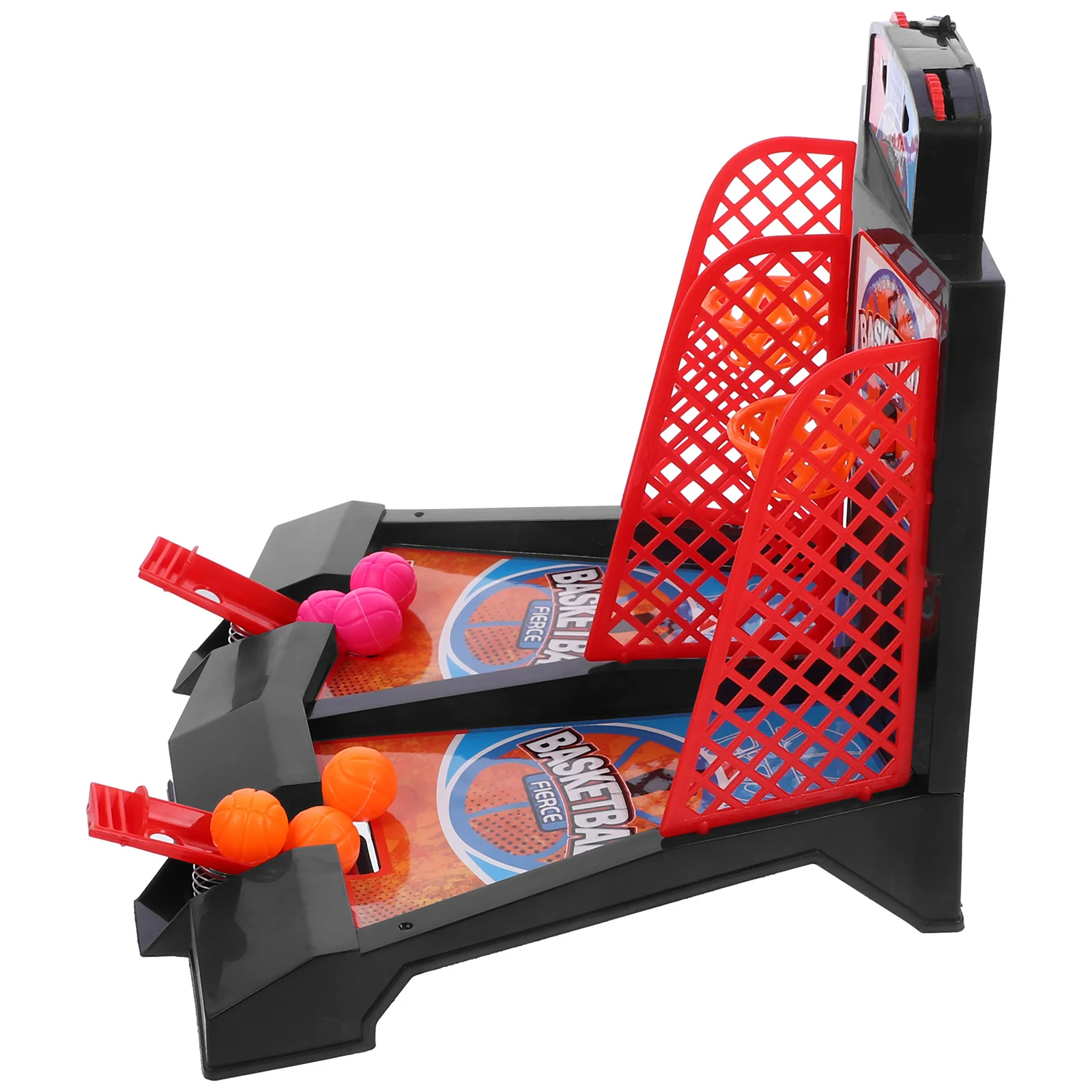 Basketball Hoop Machine Table Game Kids Desktop Toy Mini Interactive Toddler