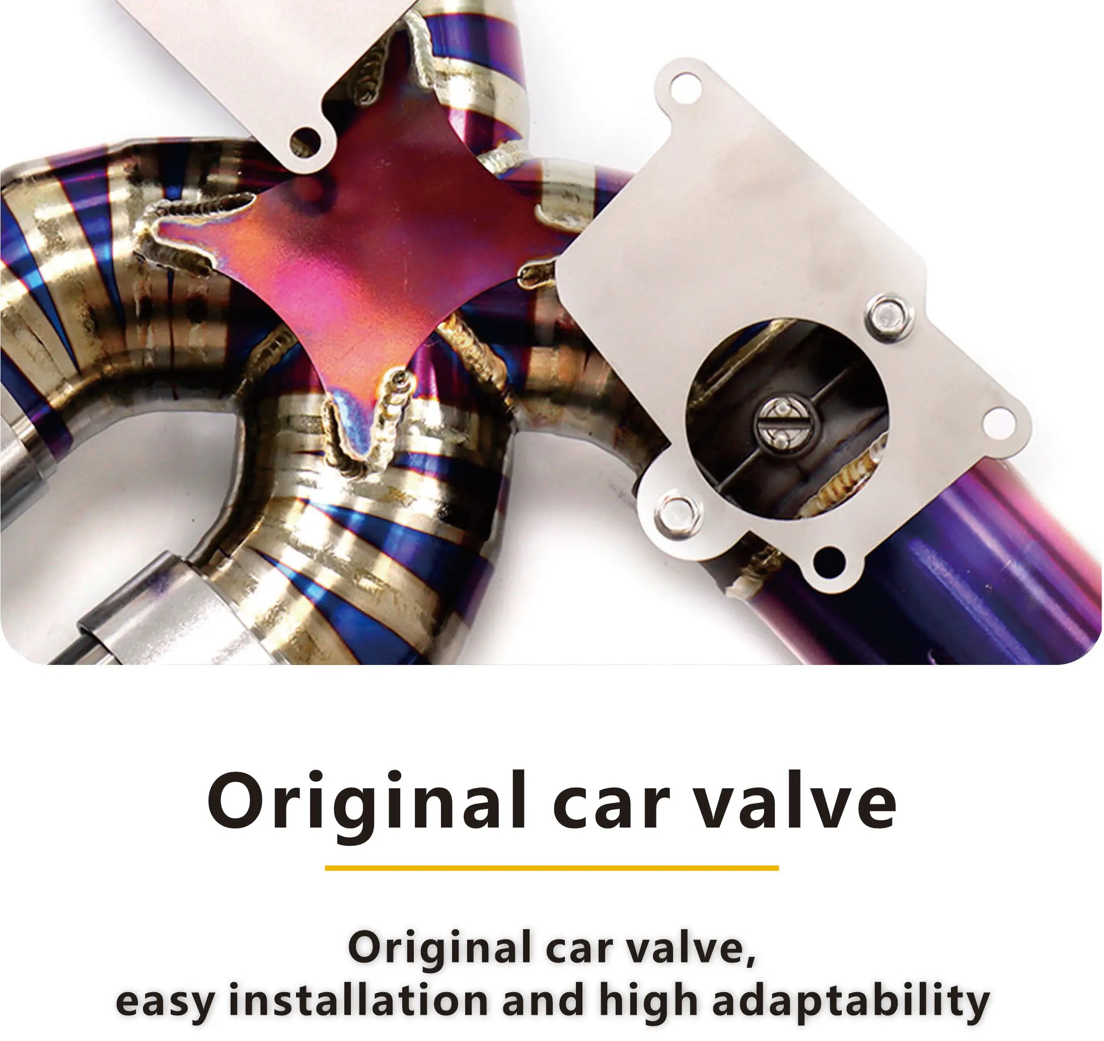 

HMD Hot Sales Titanium Alloy Exhaust Catback For Corvette C8 Z06 5.5L V8 Original Car Valve Lossless Installation Muffler Tips