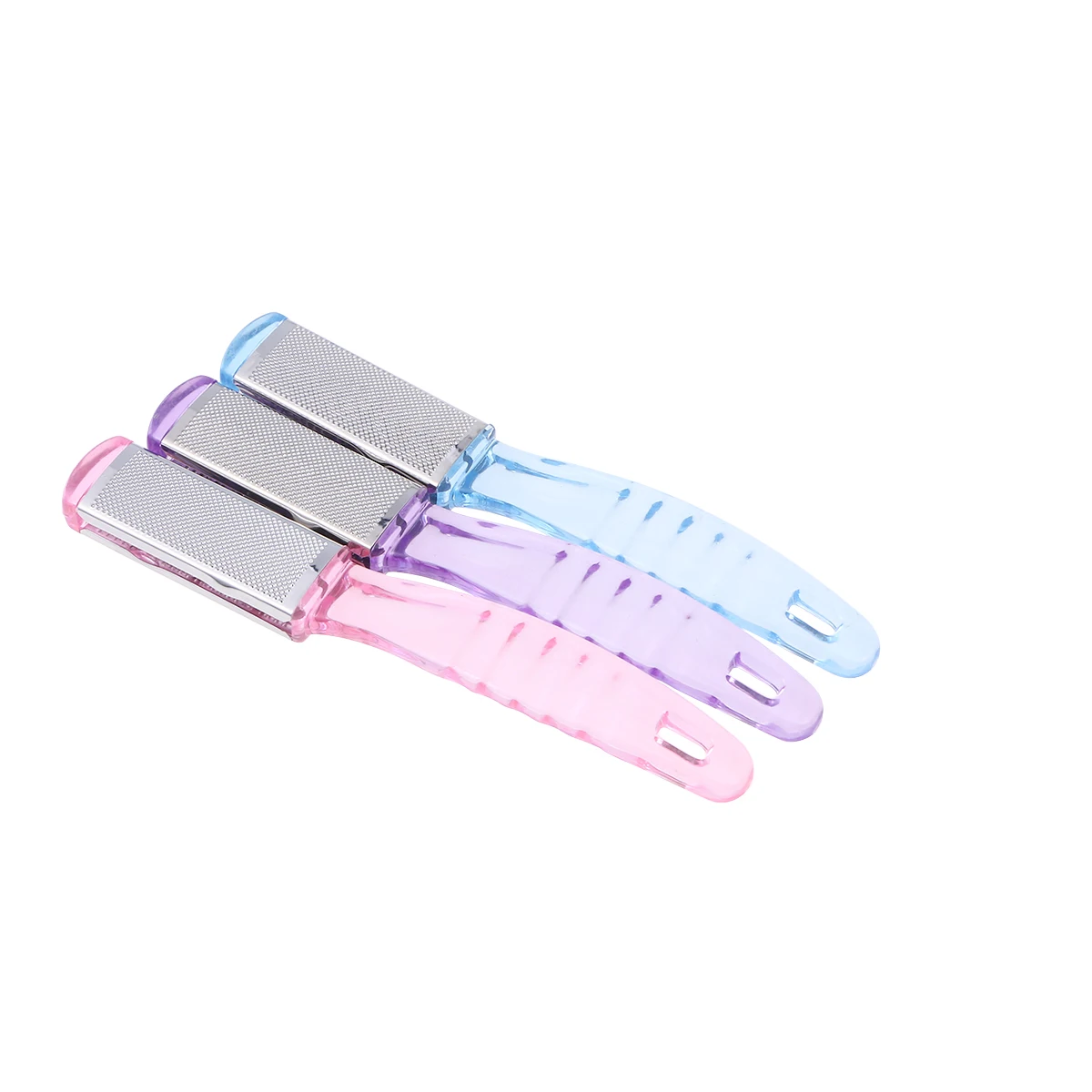 

Stainless Steel Double Sided Foot Callus Remover for Hard Skin Exfoliating Scrub Tool Ergonomic Handle Pedicure FilesDead Skin