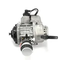 49CC 2 Stroke Gas Engine Single Cylinder Pull Rope Start Gasoline Engine Mini Motorcycle Motor Kit For Dirt Bike ATV Scooters