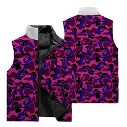 Men's Winter Jacket Down Jacket Men's Winter Vest Comfortable Fit Sleeveless Hip-hop Style Men's and Women's Clothing