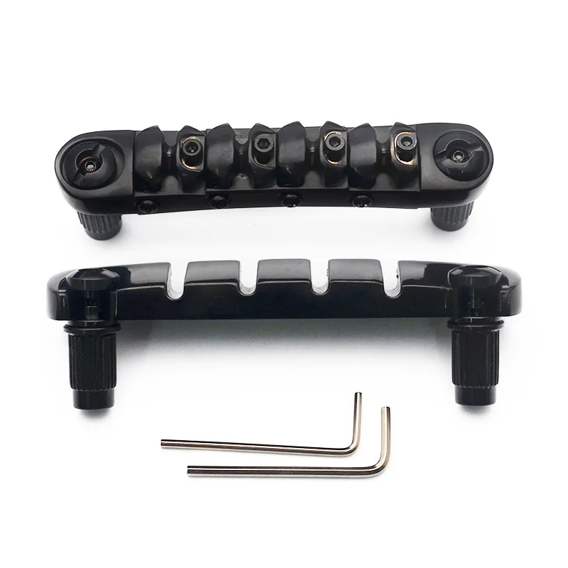

Комплект из 4 седел для гитарного бас-гитарного бриджа Tune-O-Matic с фиксацией, расстояние между струнами 18 мм, регулируемые по высоте ручки
