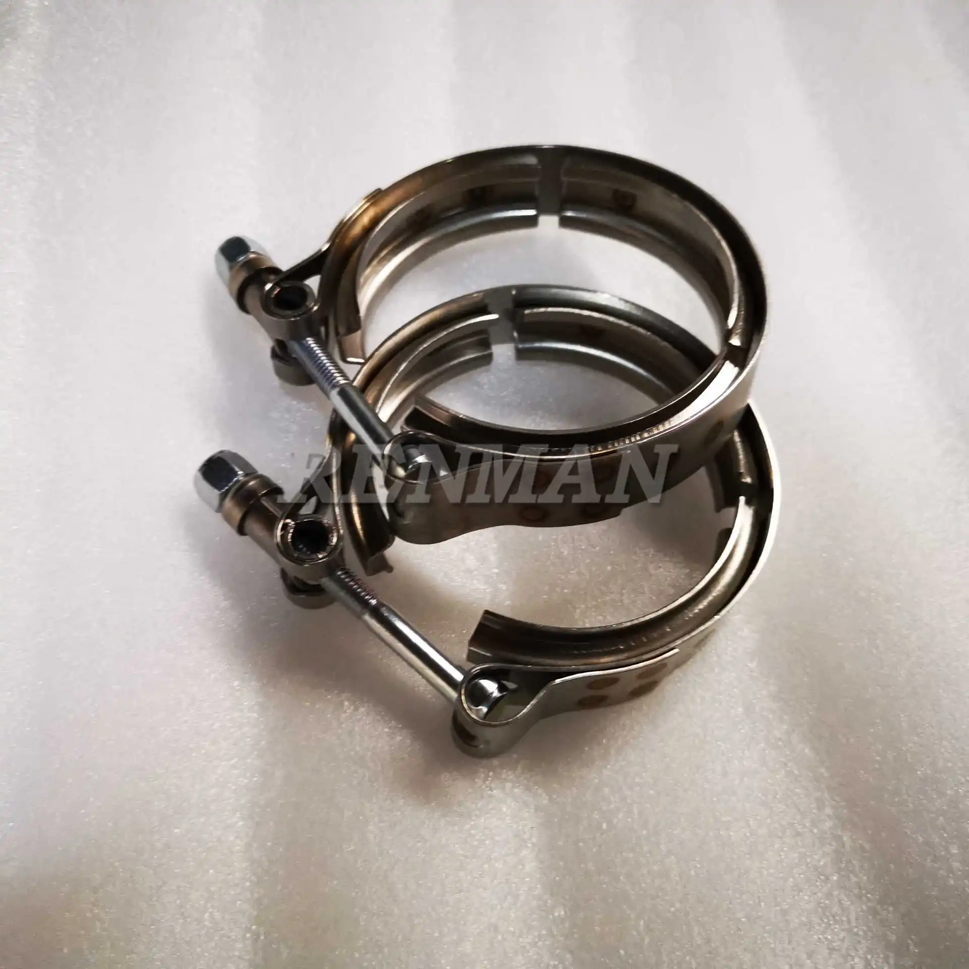 5Pcs 3903652 for Dongfeng Cummins Engine Parts 6BT Intake Supercharger Exhaust V-Clamp 3069053